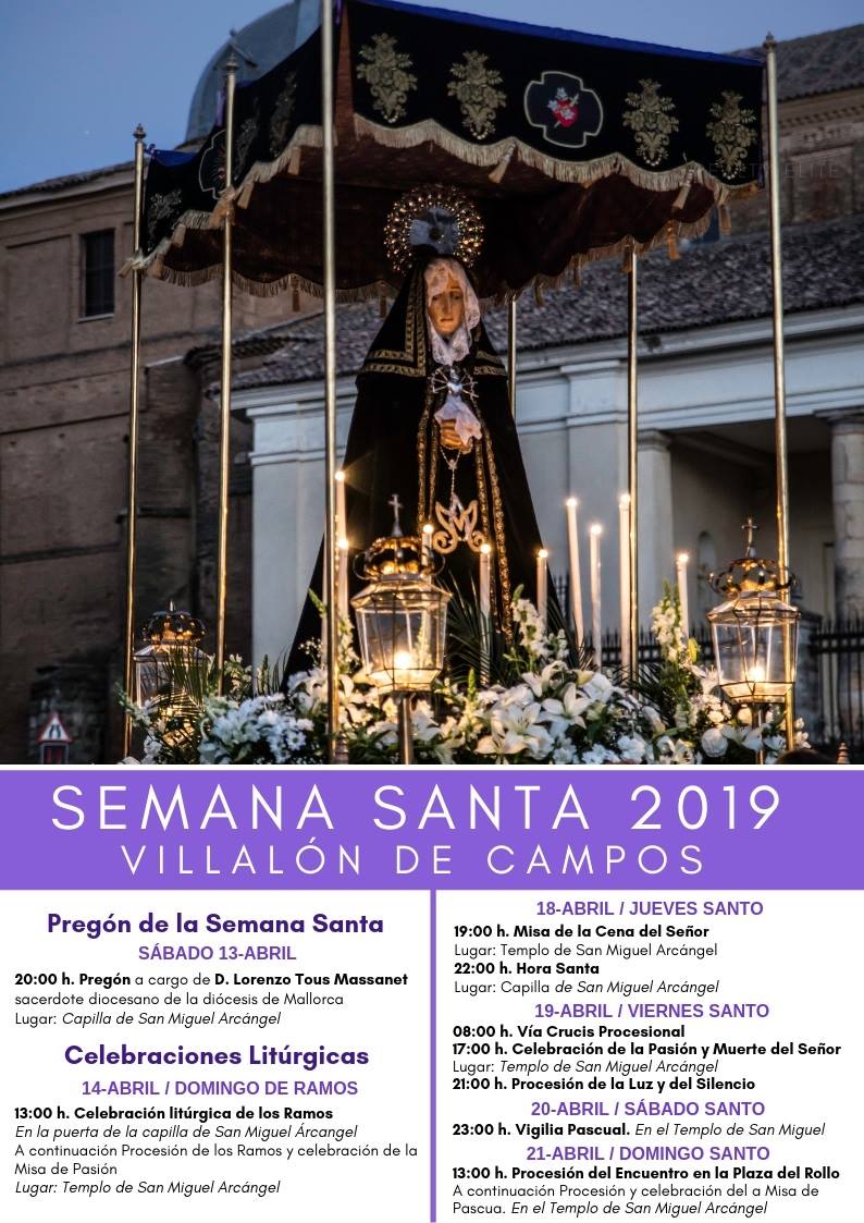 Semana Santa en Villalón de Campos 2019 Villalón de Campos